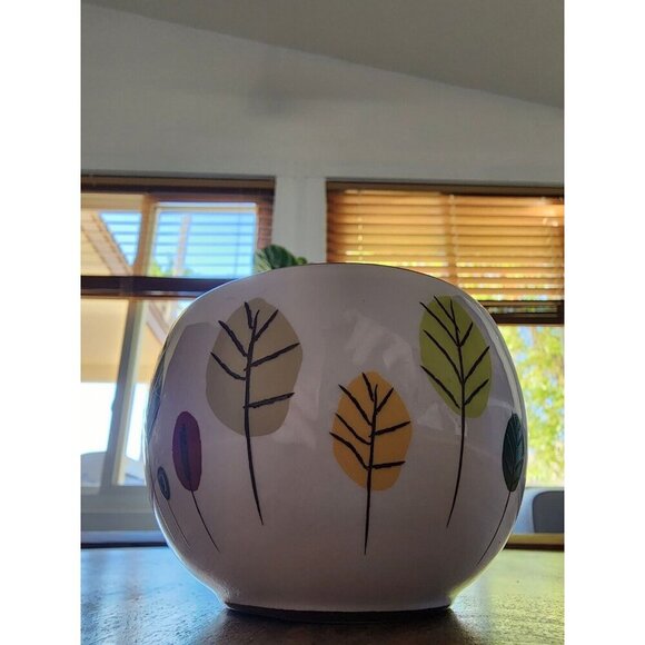 2007 Starbucks Autumn Fall Thanksgiving Leaves Coffee Cup Tea Mug 9oz - Picture 3 of 7